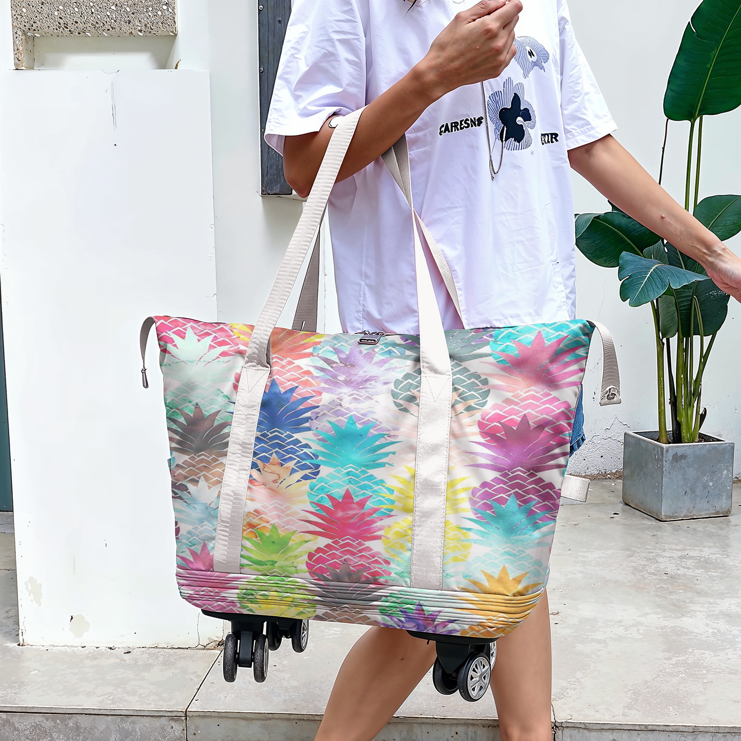 Spheregoods Luggage Bag Summer Pine