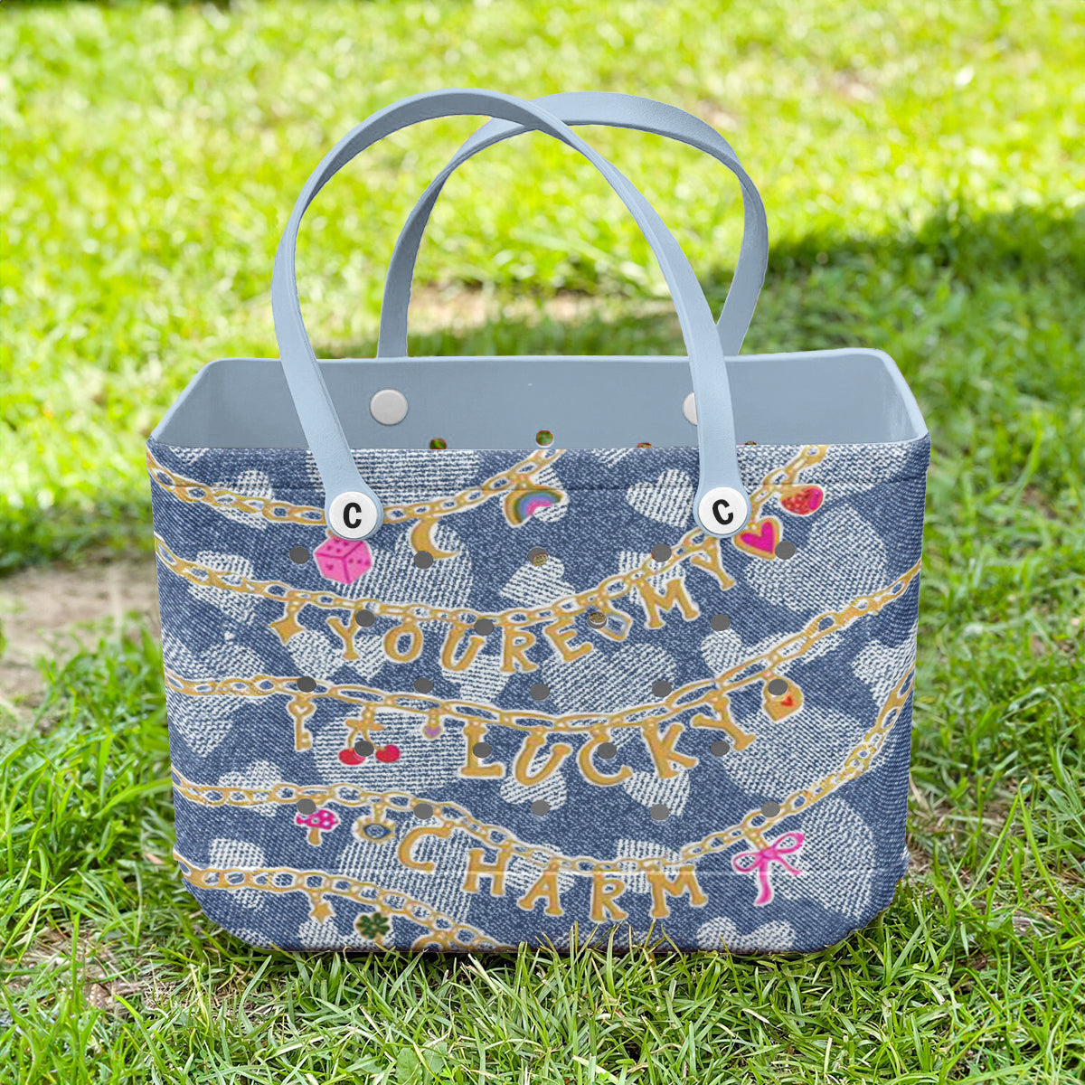Spheregoods Cee™ Bag Lucky Denim Charm