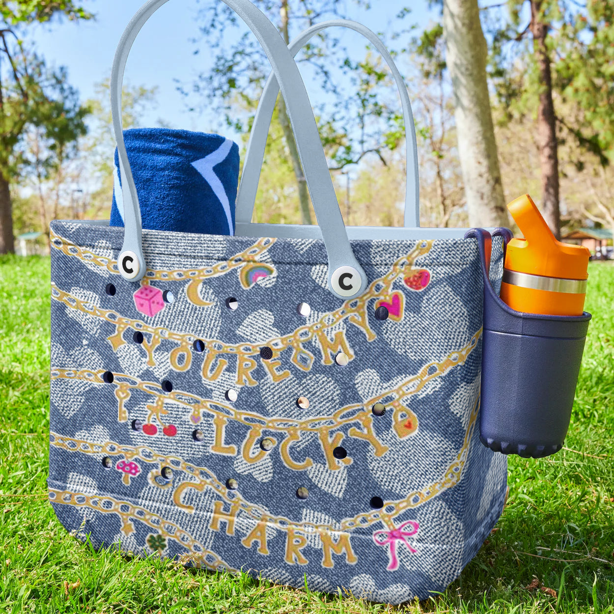 Spheregoods Cee™ Bag Lucky Denim Charm