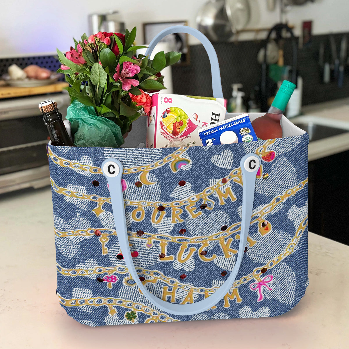 Spheregoods Cee™ Bag Lucky Denim Charm