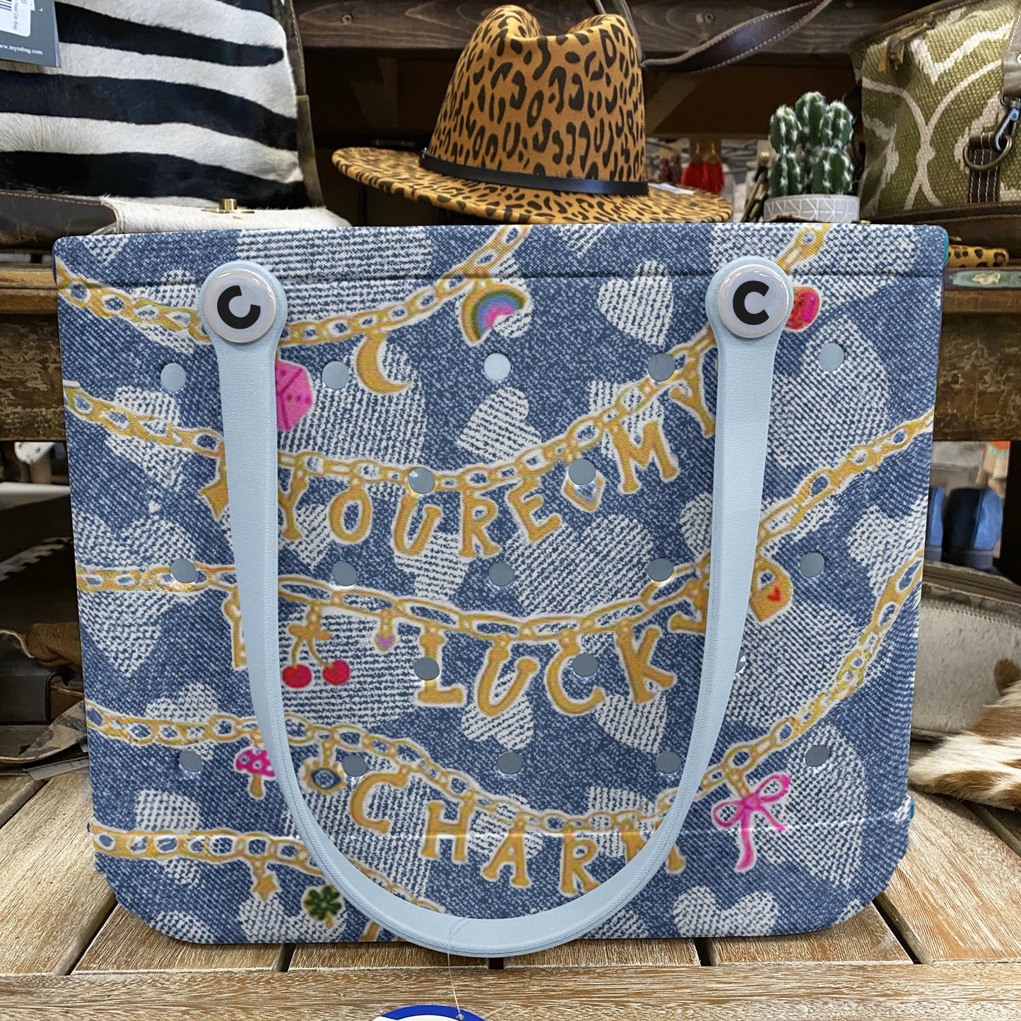 Spheregoods Cee™ Bag Lucky Denim Charm
