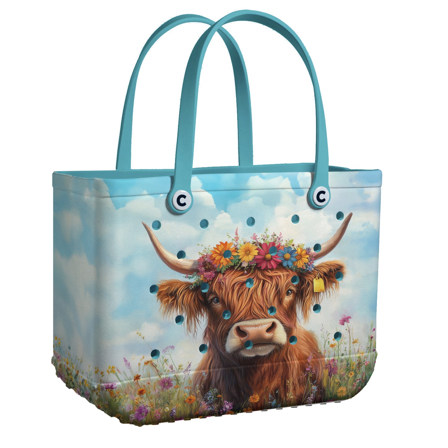 Spheregoods Cee™ Bag Flowered Cow
