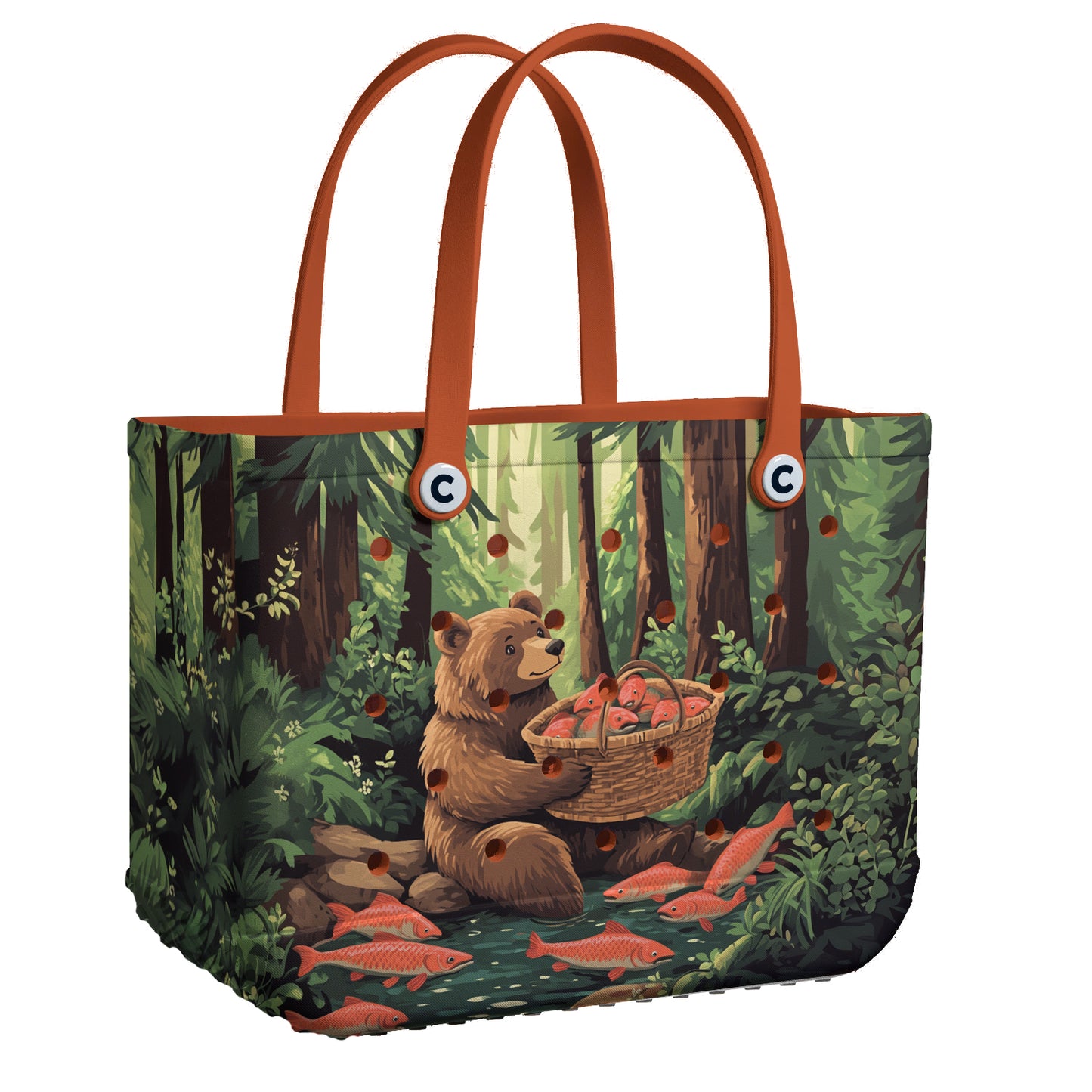 Spheregoods Cee™ Bag Fishing Bear Bliss