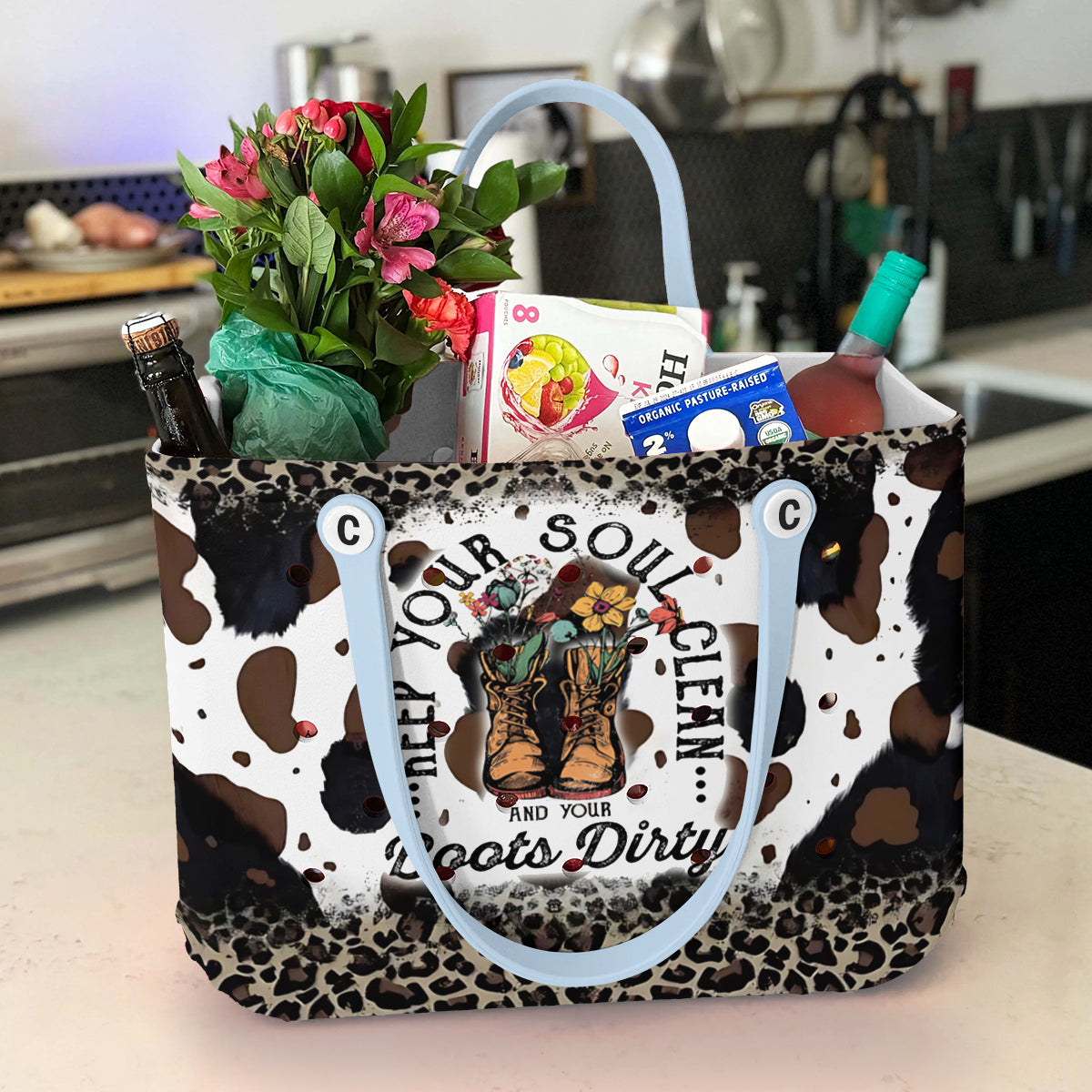 Spheregoods Cee™ Bag Clean Heart, Dirty Boots