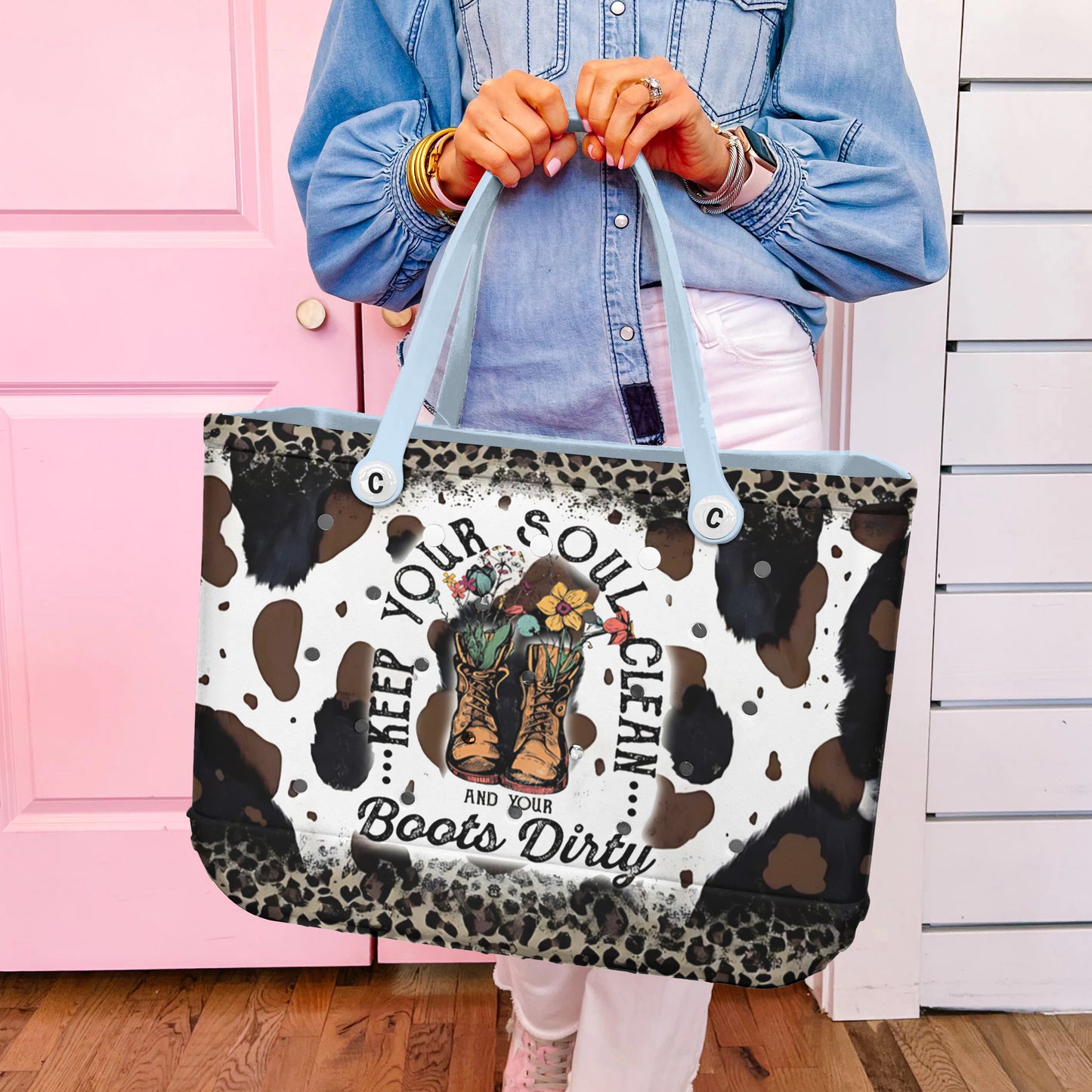 Spheregoods Cee™ Bag Clean Heart, Dirty Boots