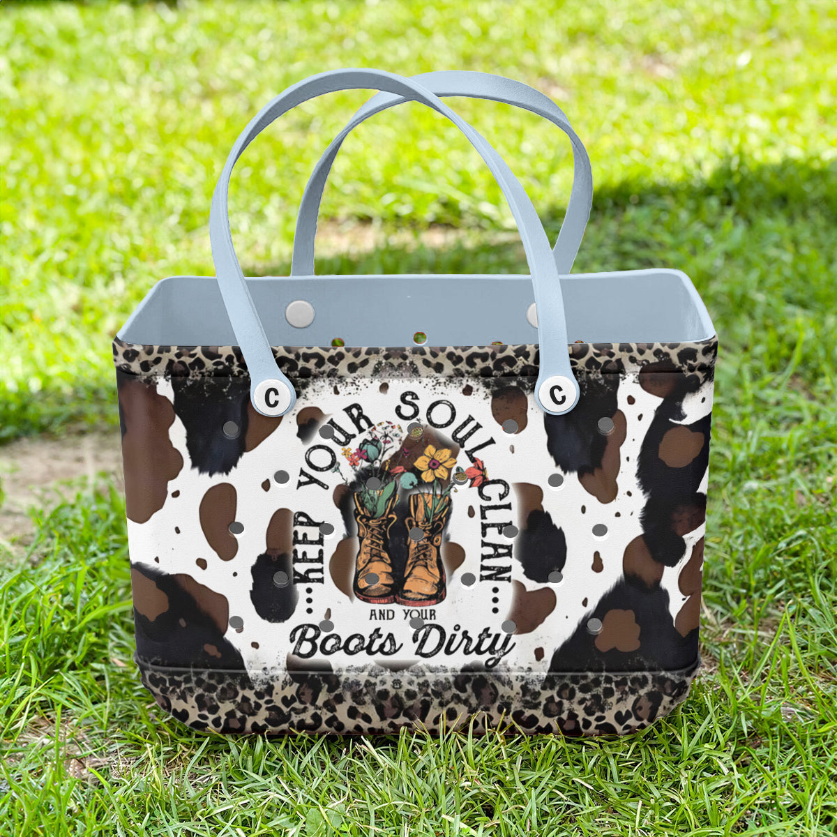 Spheregoods Cee™ Bag Clean Heart, Dirty Boots