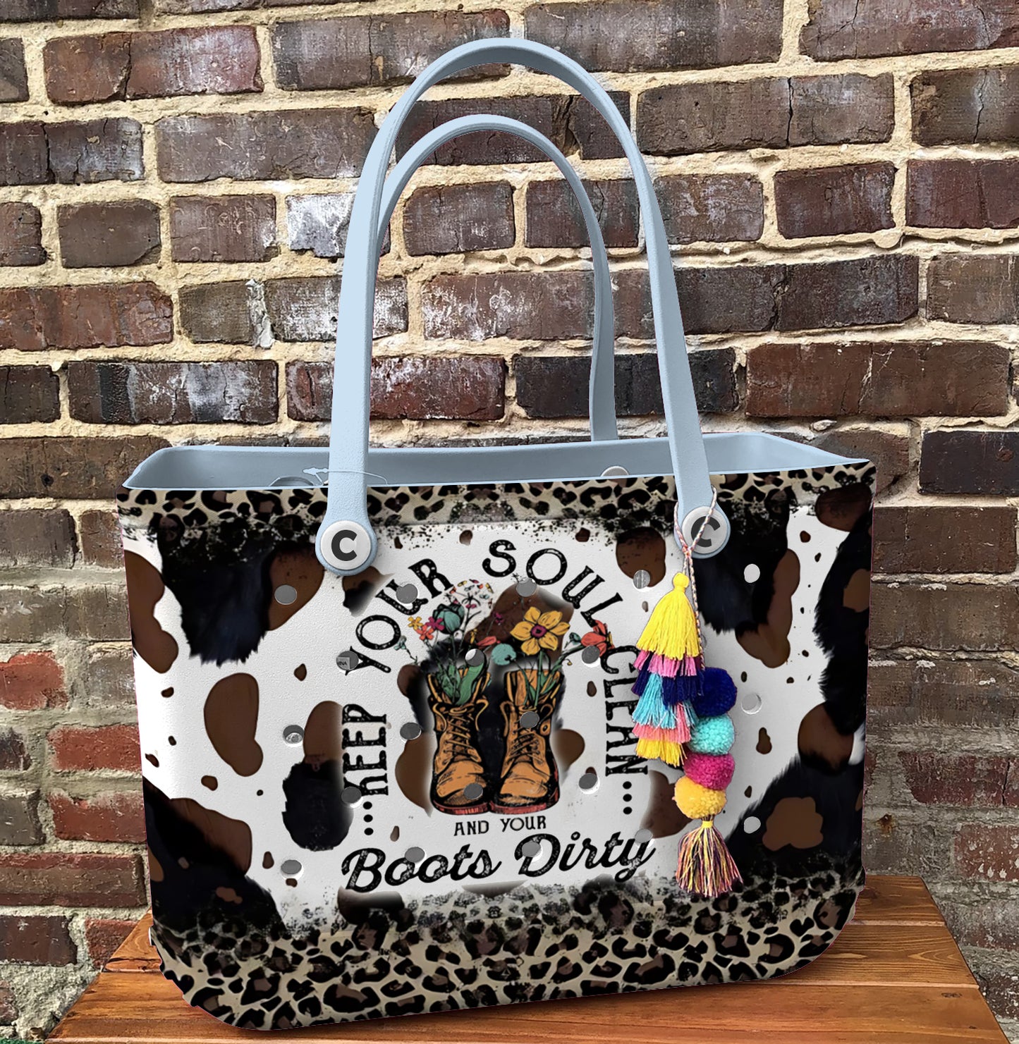 Spheregoods Cee™ Bag Clean Heart, Dirty Boots