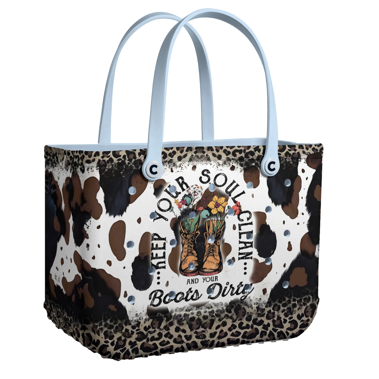Spheregoods Cee™ Bag Clean Heart, Dirty Boots