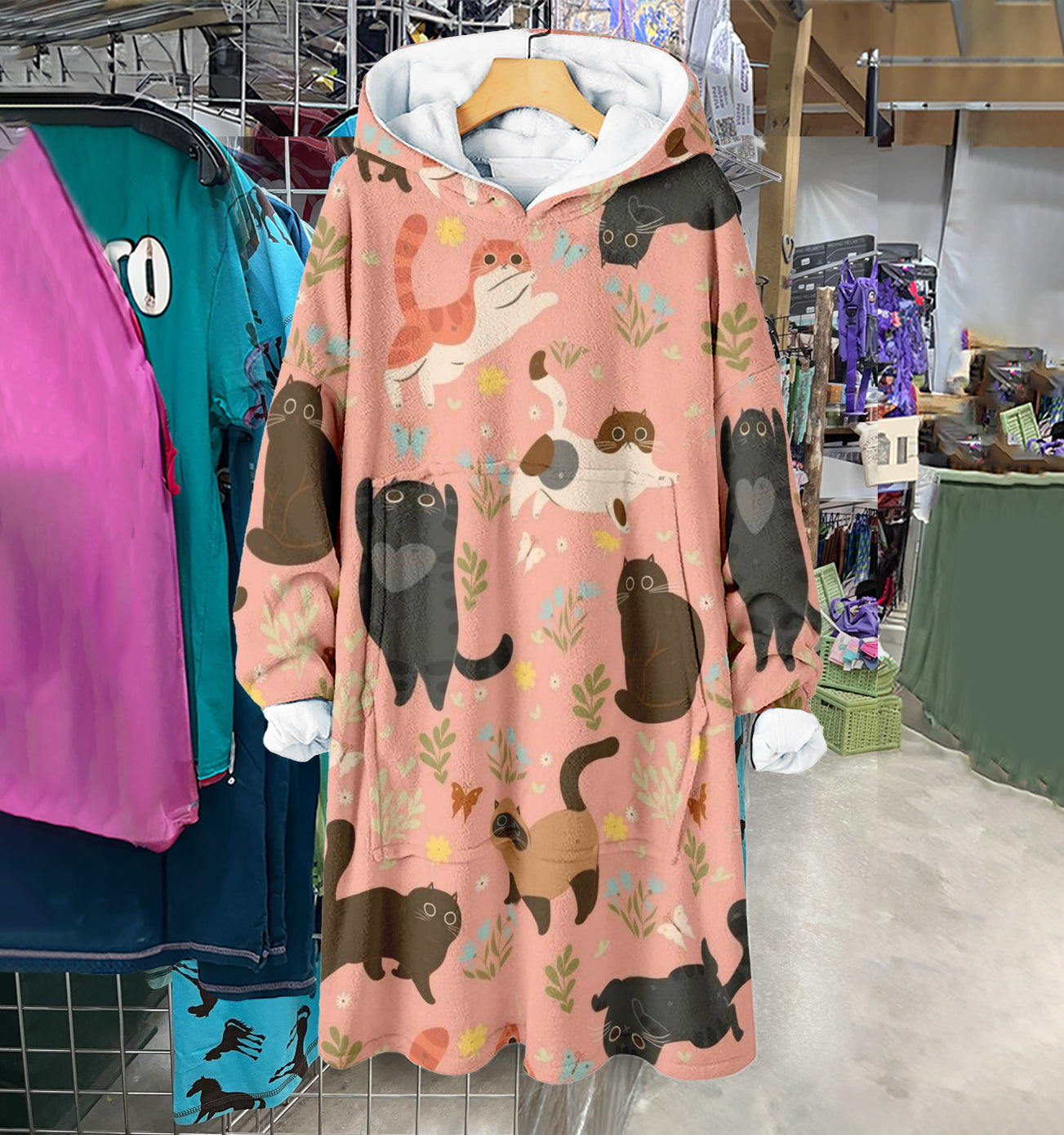 Spheregoods Huggie Blanket Purrfect Paradise