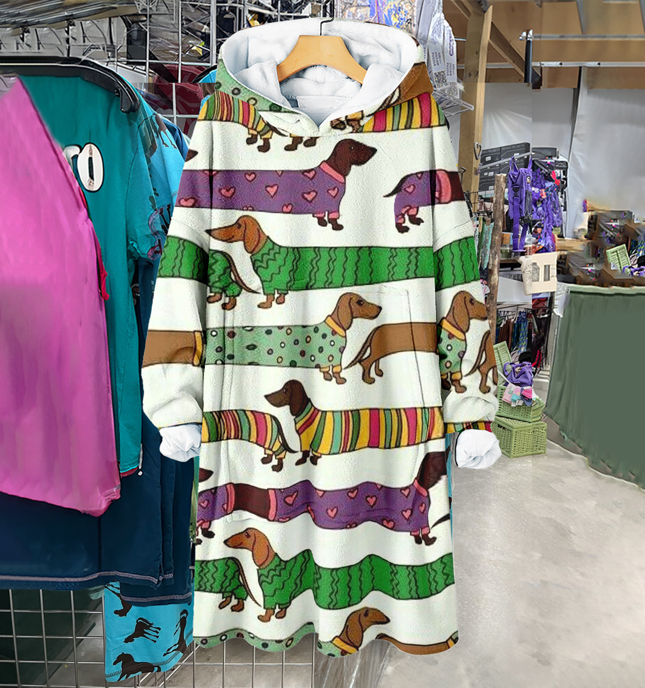 Spheregoods Huggie Blanket Dachshund Dreams