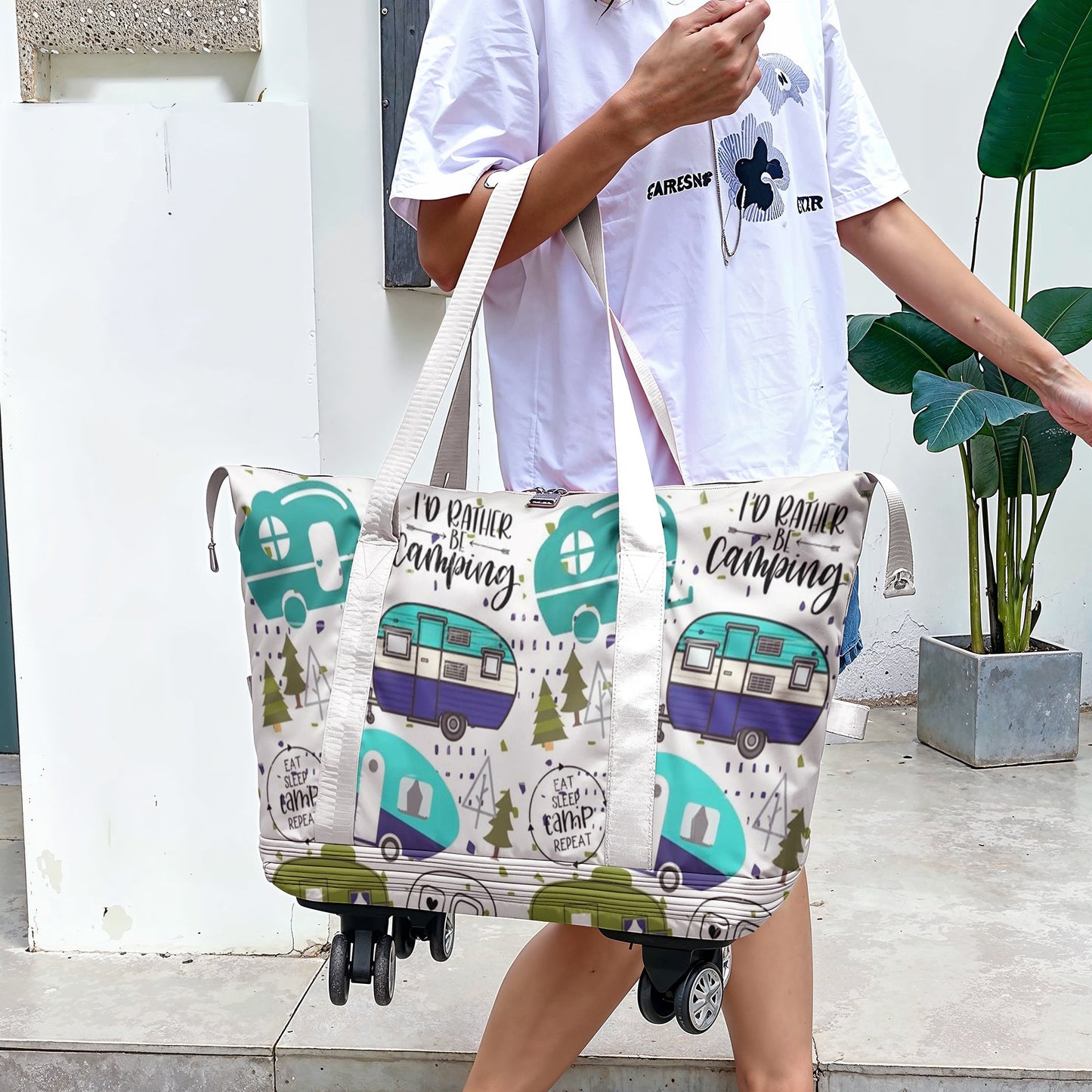 Spheregoods™ Luggage Bag Campers Delight - Green