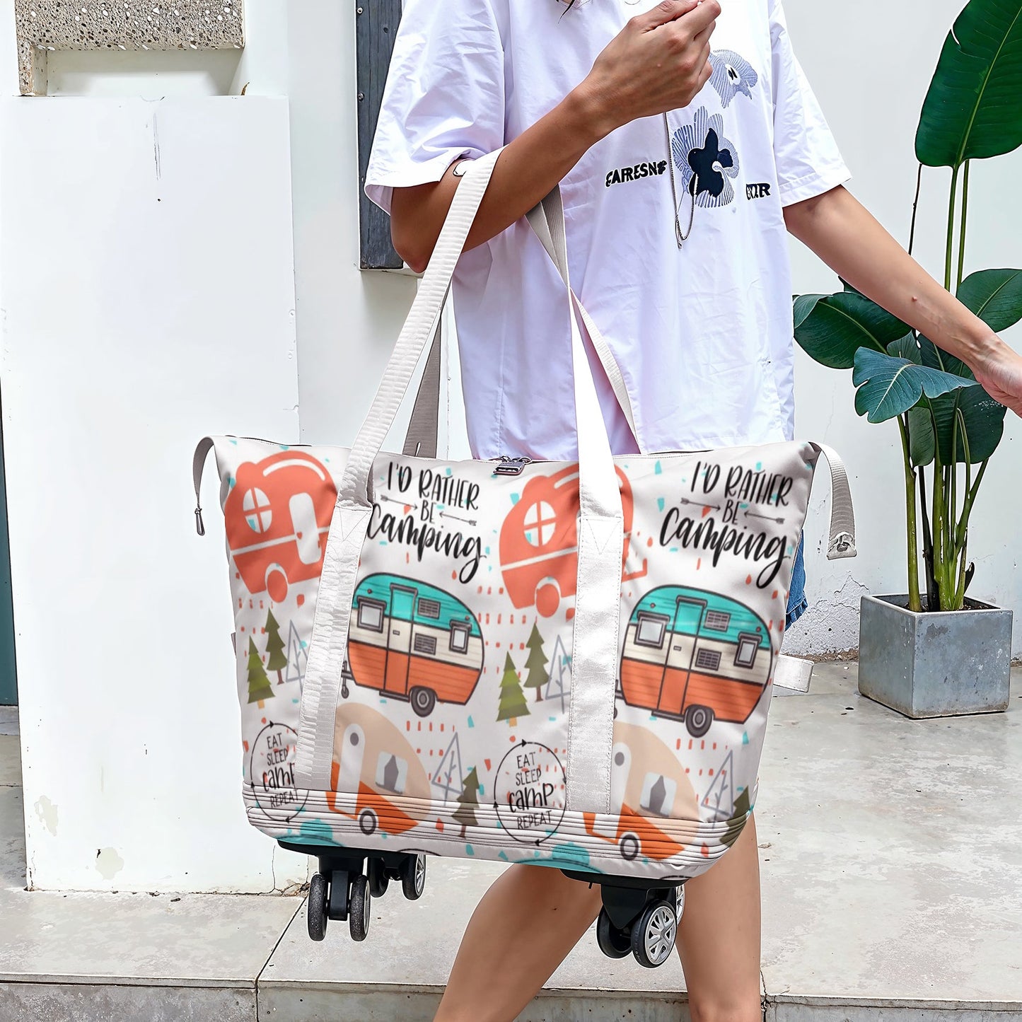 Spheregoods™ Luggage Bag Campers Delight - Orange