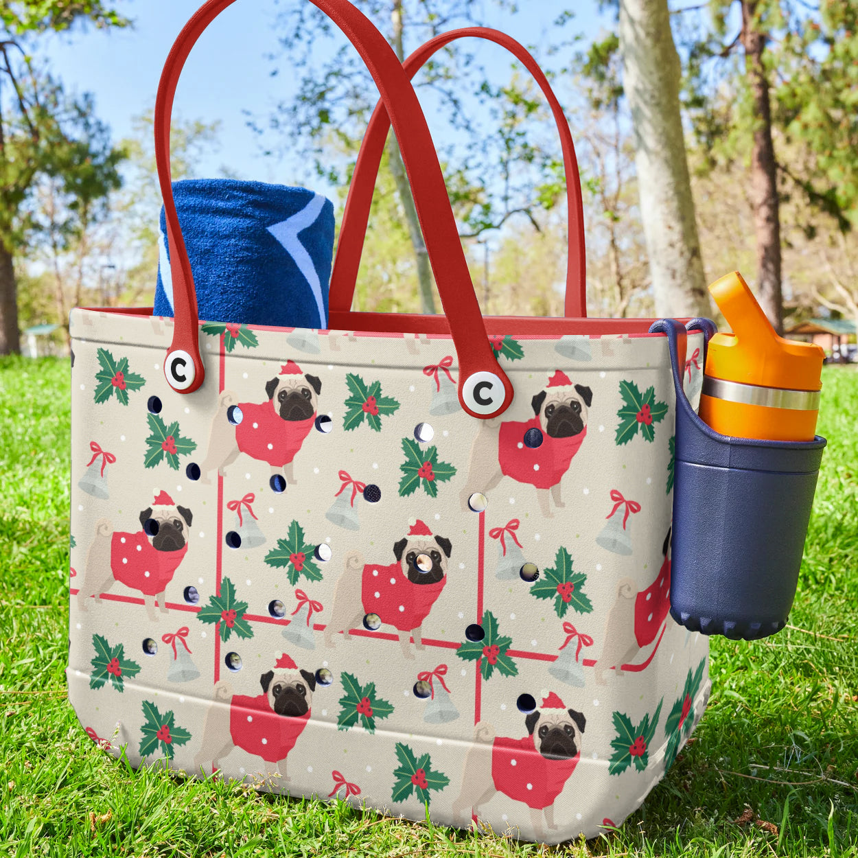 Spheregoods Cee™ Bag Pug Christmas Joy