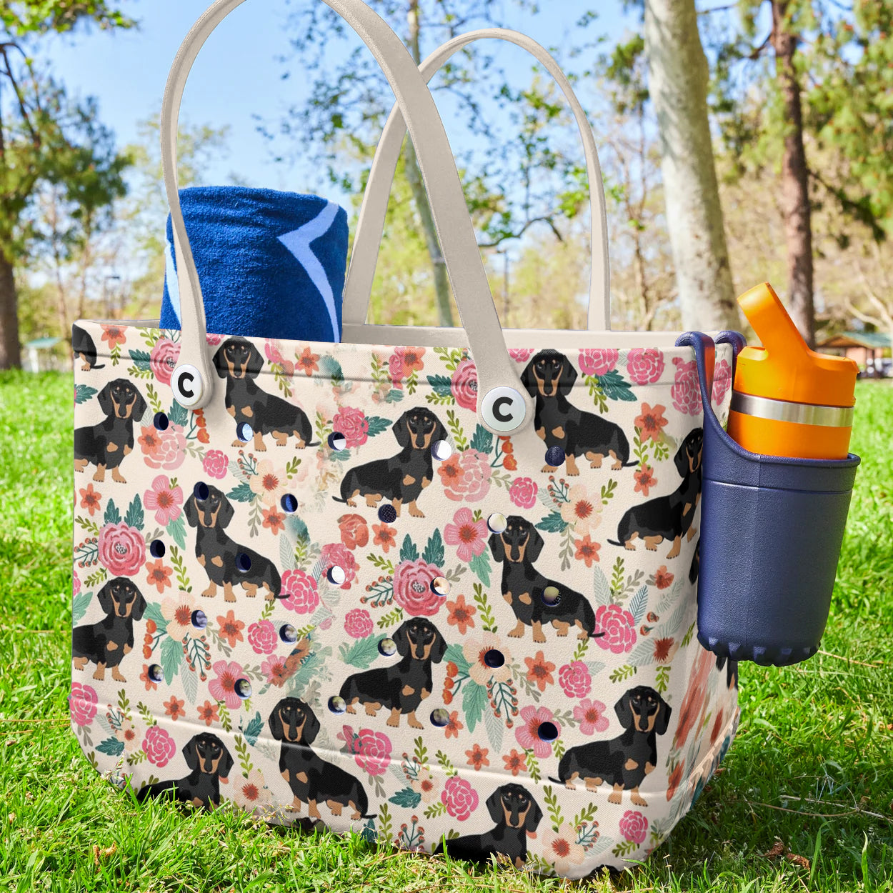 Spheregoods Cee™ Bag Dachshund Bloom Delight