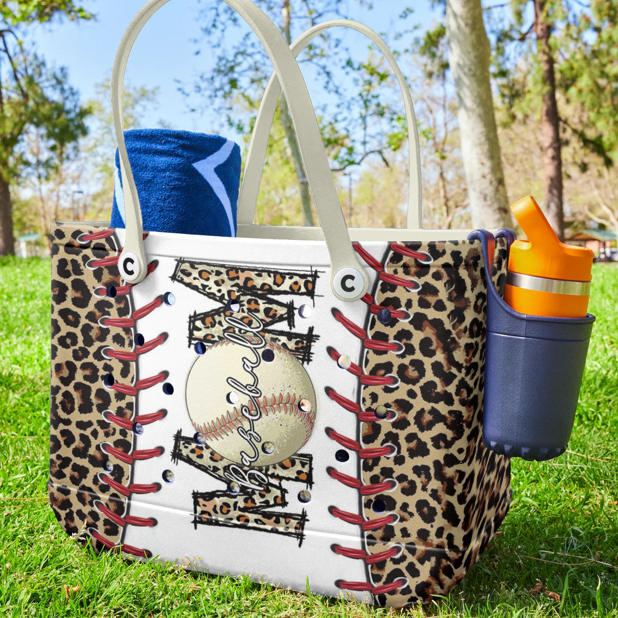 Spheregoods Cee™ Bag Leopard Baseball Mom