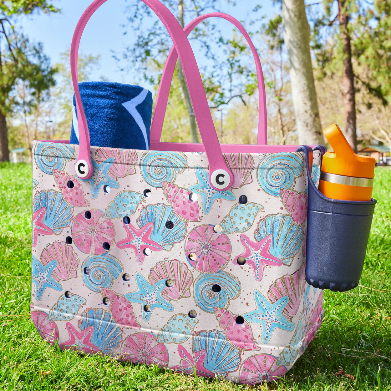 Spheregoods Cee™ Bag Seashells Seamless