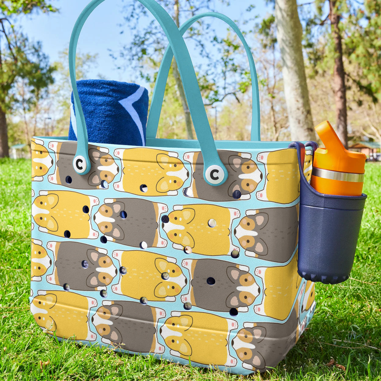 Spheregoods Cee™ Bag Chasing Corgi