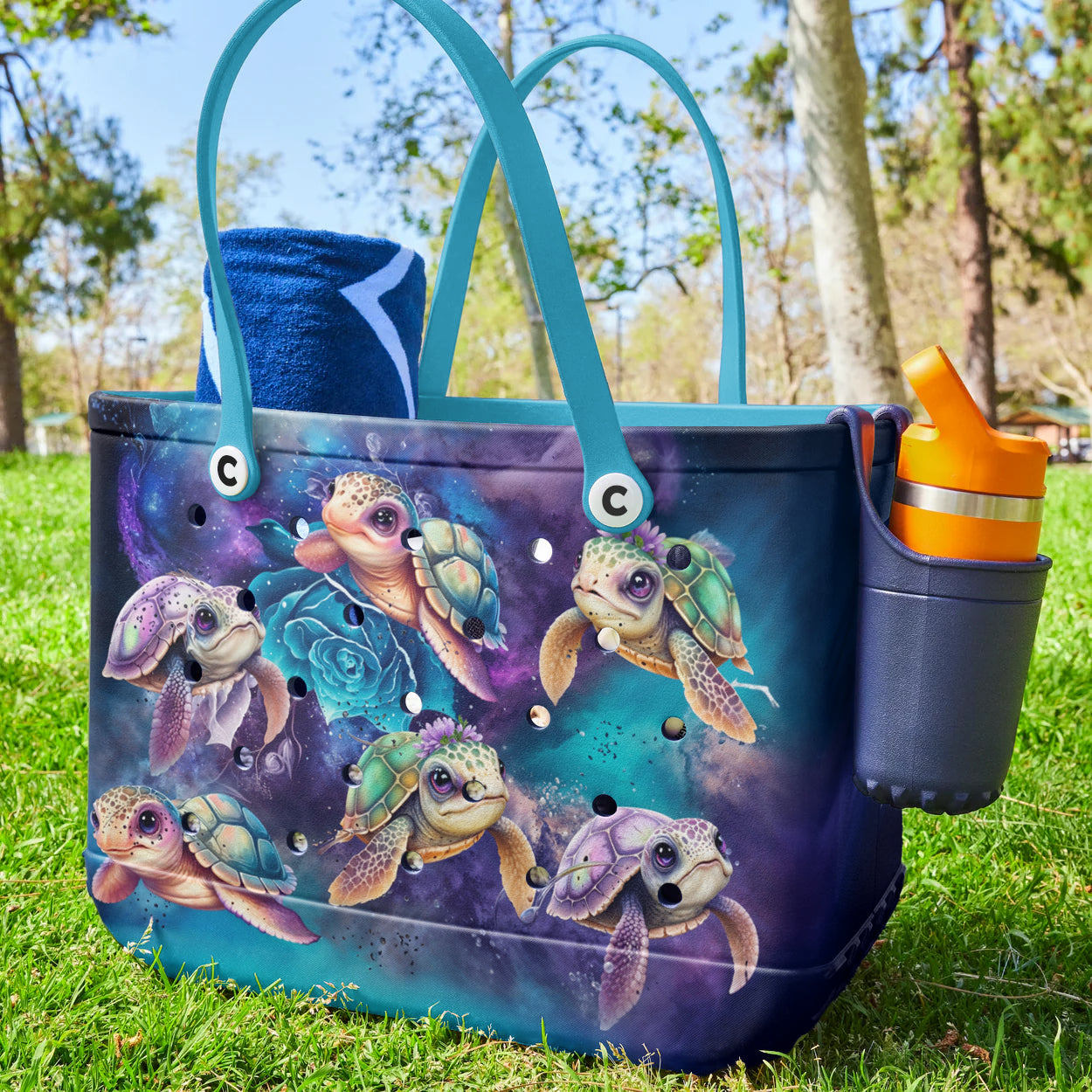 Spheregoods Cee™ Bag Cosmic Turtle Neon