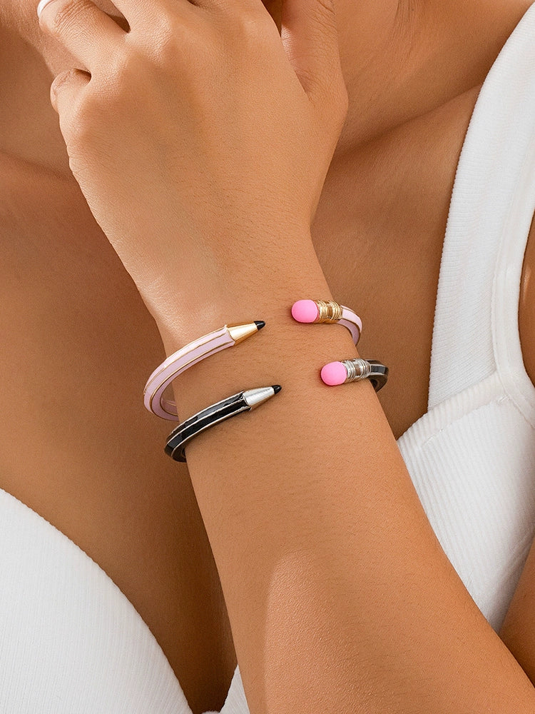 Fashion Elegant Color Bracelet – Korean Style Light Luxury Bangle