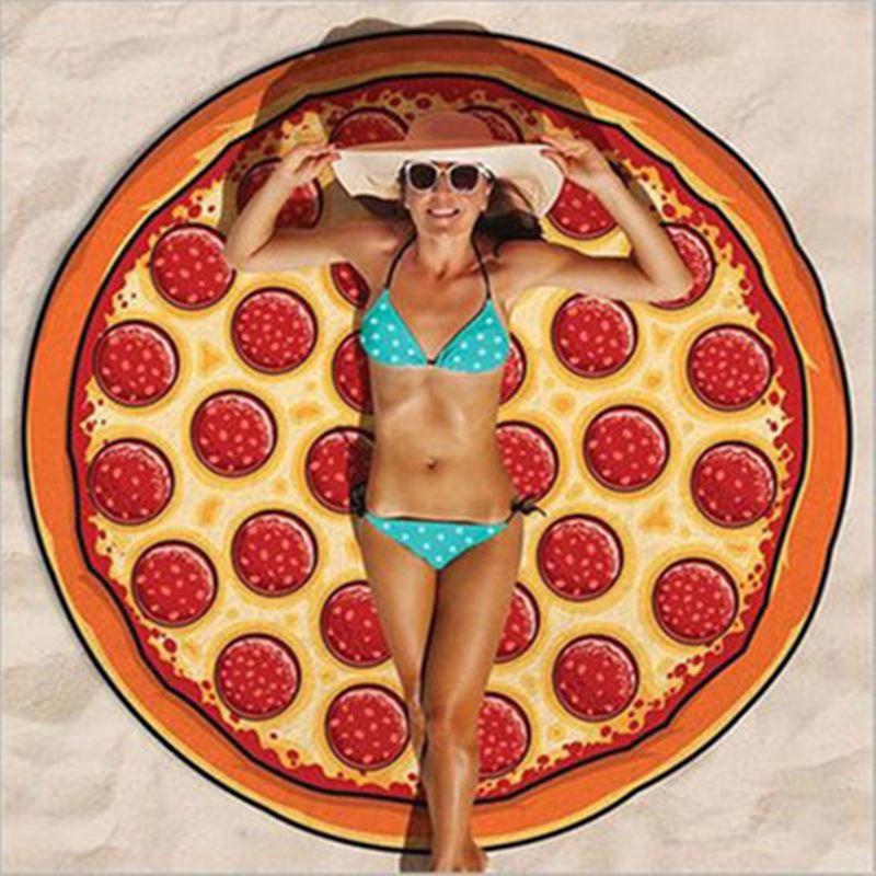 Internet Celebrity Fashion round Donut Background Fabric Beach Towel