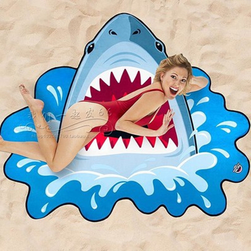 Internet Celebrity Fashion round Donut Background Fabric Beach Towel