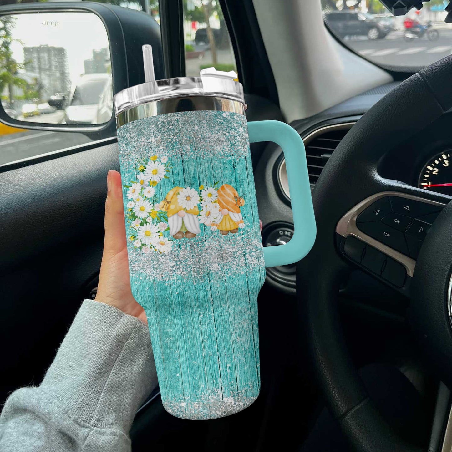 Spheregoods Tumbler Daisy Gnome