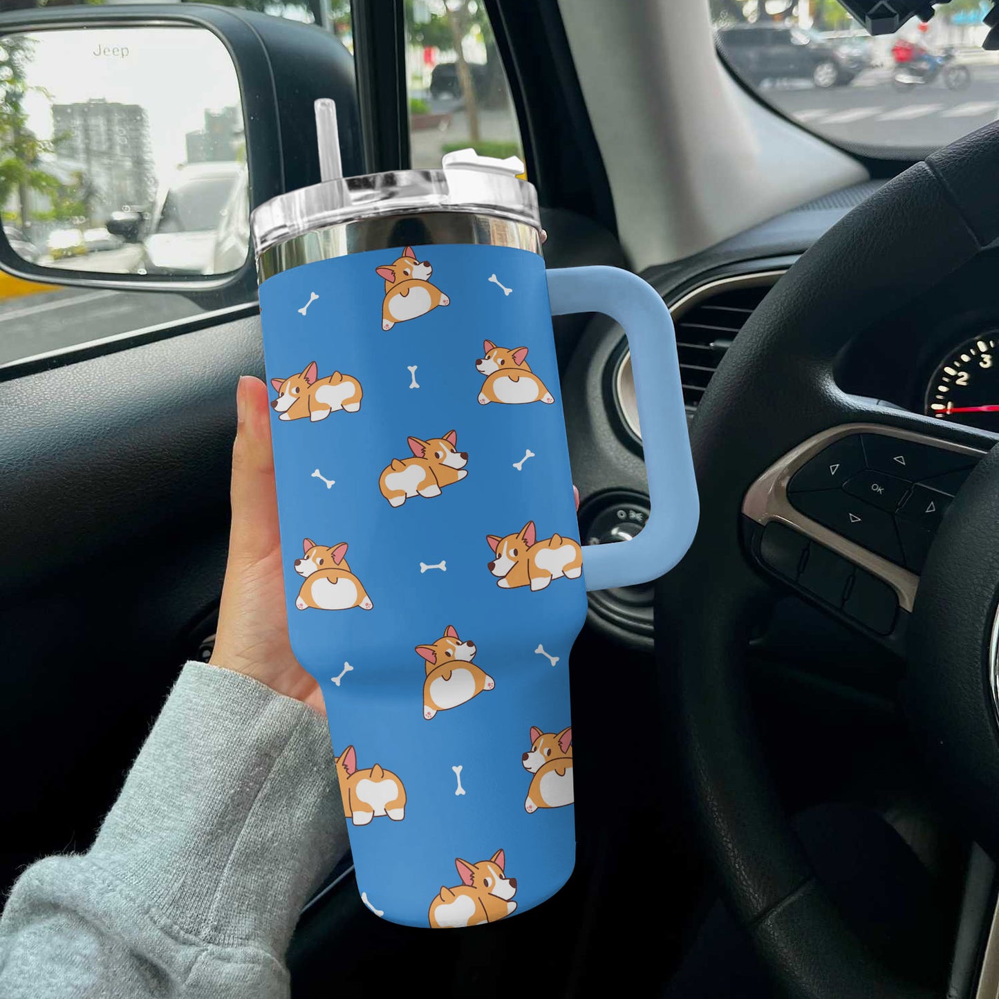Spheregoods Tumbler Corgi Cutie
