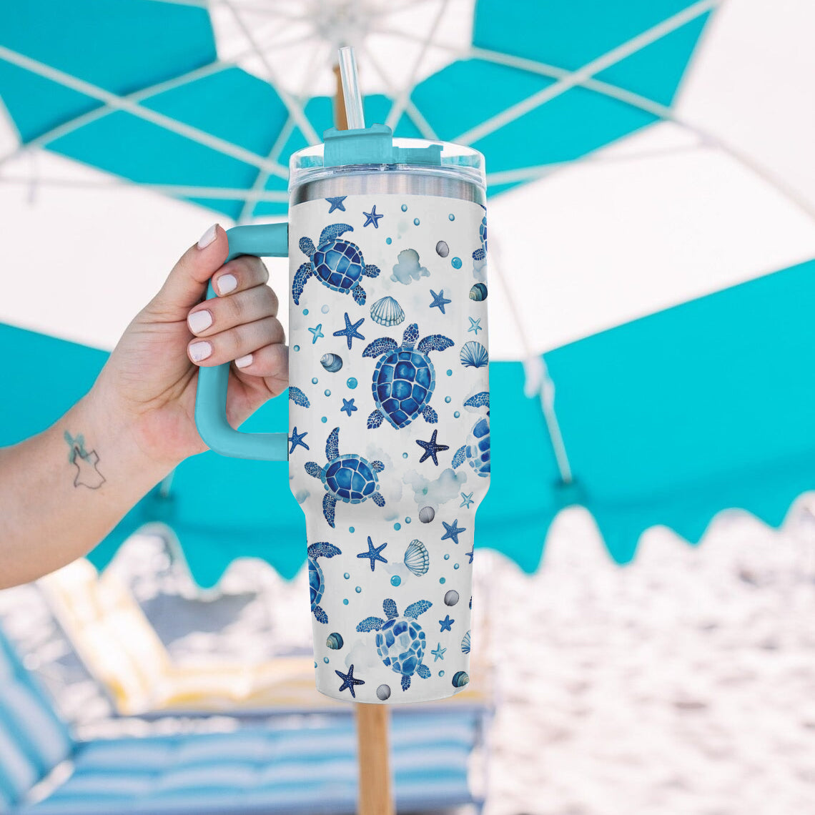 Spheregoods Tumbler Ocean Blue