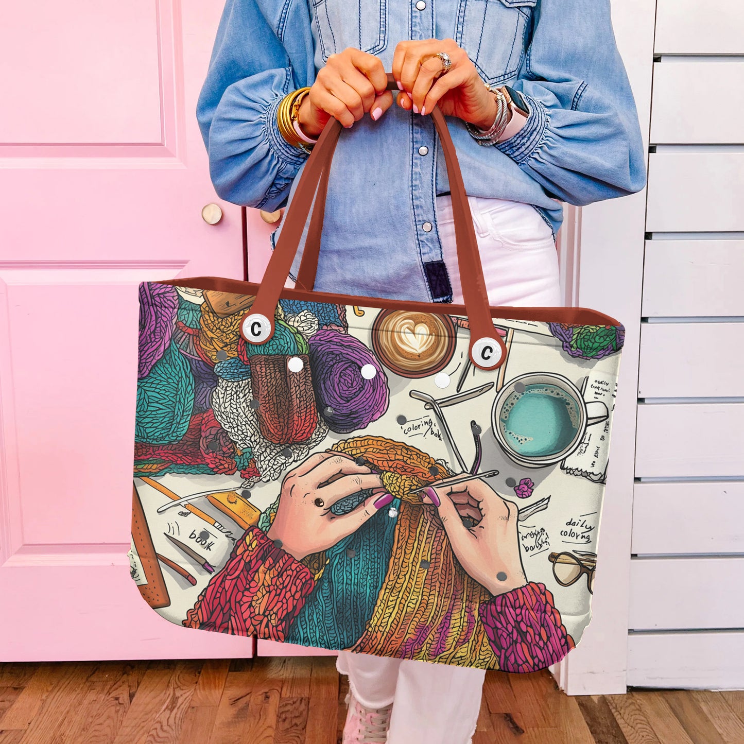 Spheregoods Cee™ Bag Yarn & Coffee Dreams