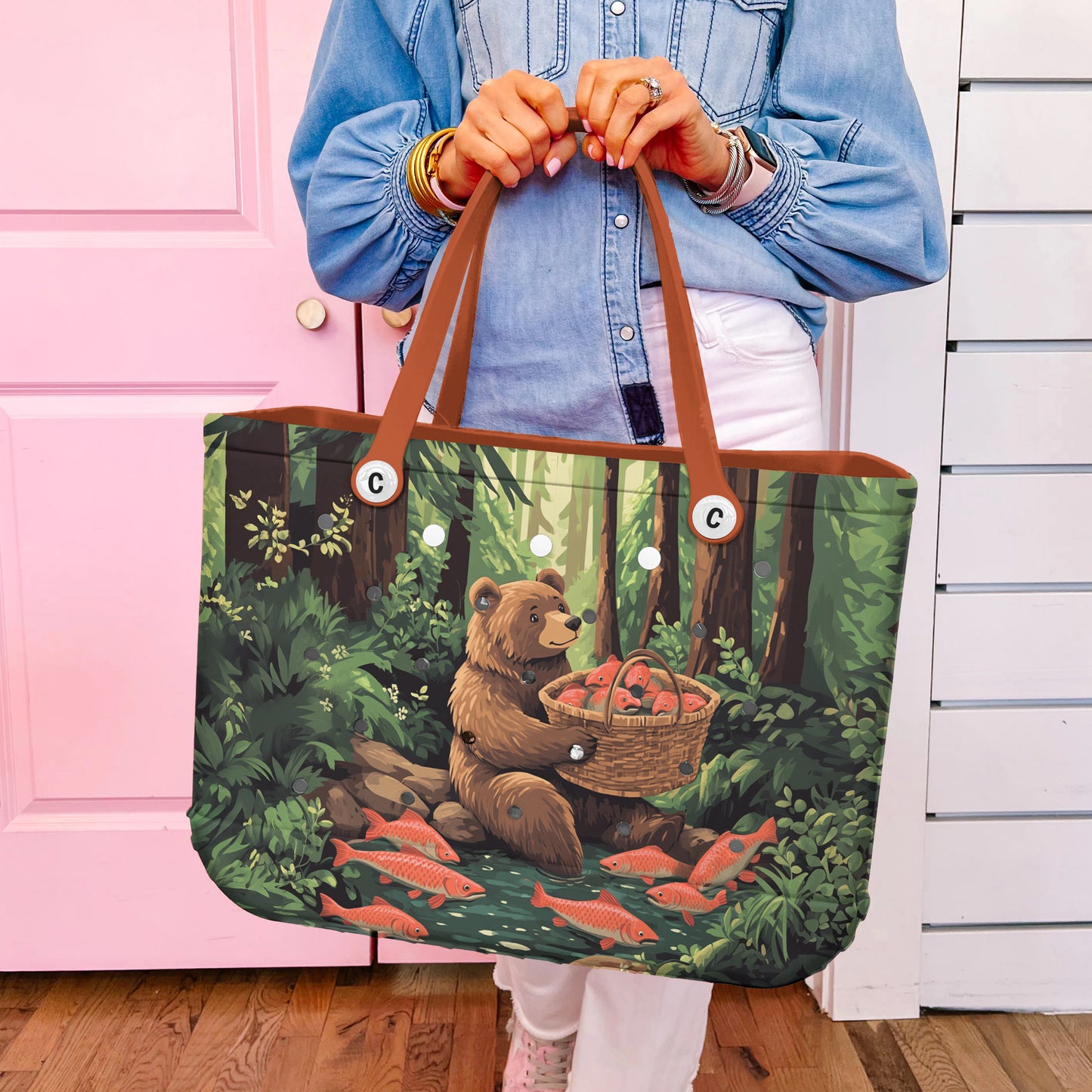 Spheregoods Cee™ Bag Fishing Bear Bliss