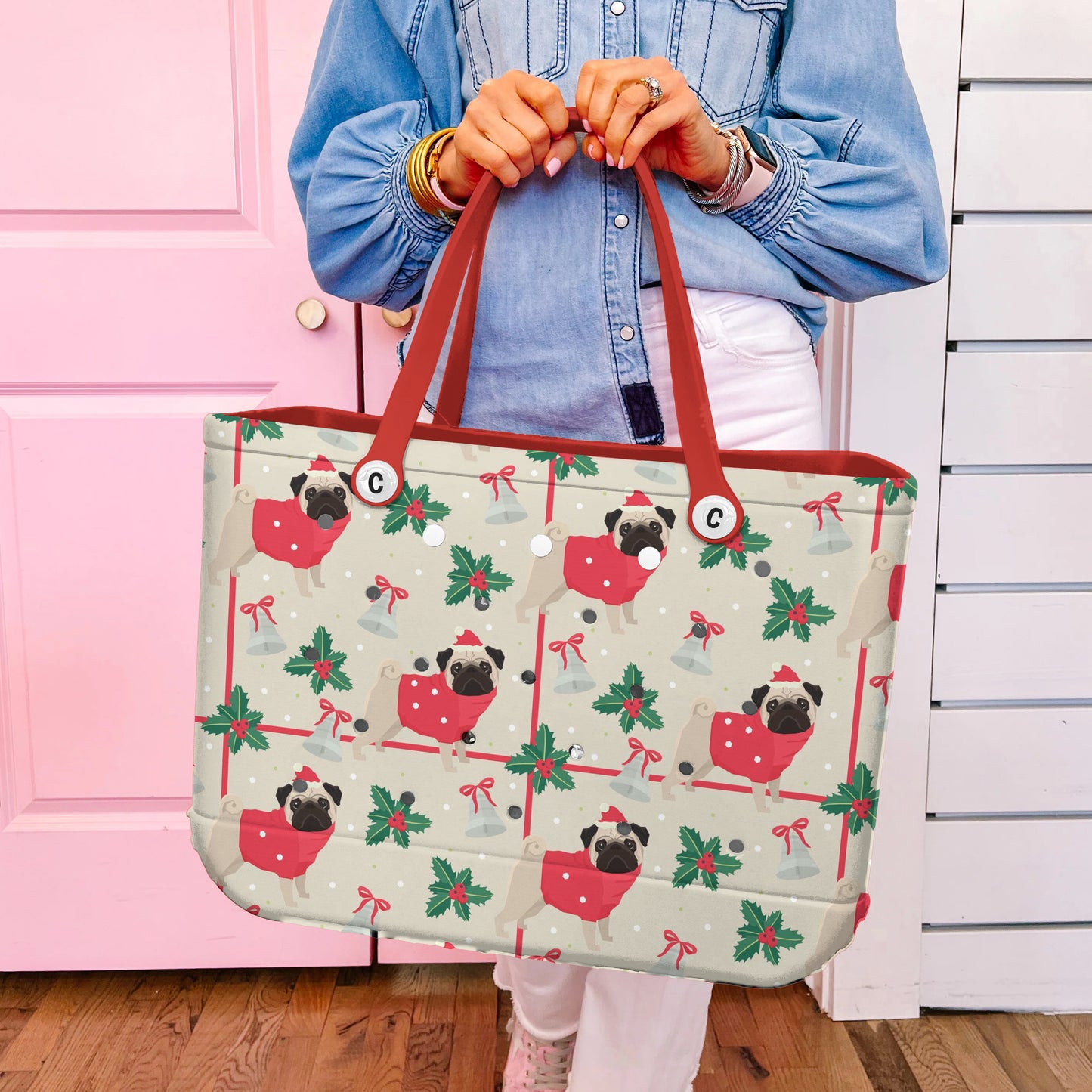 Spheregoods Cee™ Bag Pug Christmas Joy