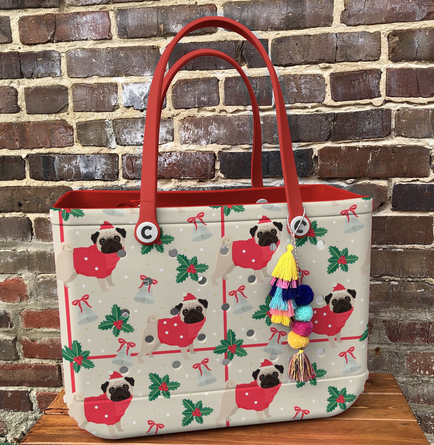 Spheregoods Cee™ Bag Pug Christmas Joy