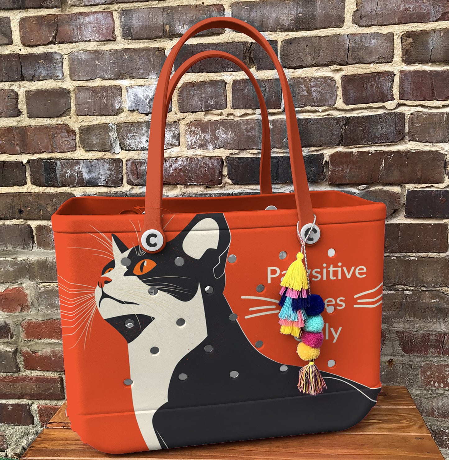 Spheregoods Cee™ Bag Pawsitive Cat Charm