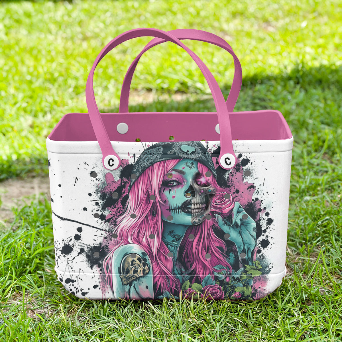 Spheregoods Cee™ Bag Crimson Rose Skull