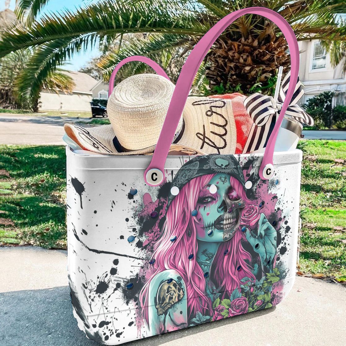 Spheregoods Cee™ Bag Crimson Rose Skull