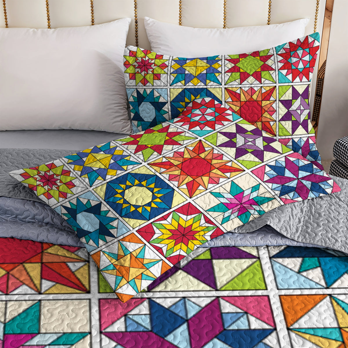 Spheregoods All Season Quilt 3-Piece Set Super Stars