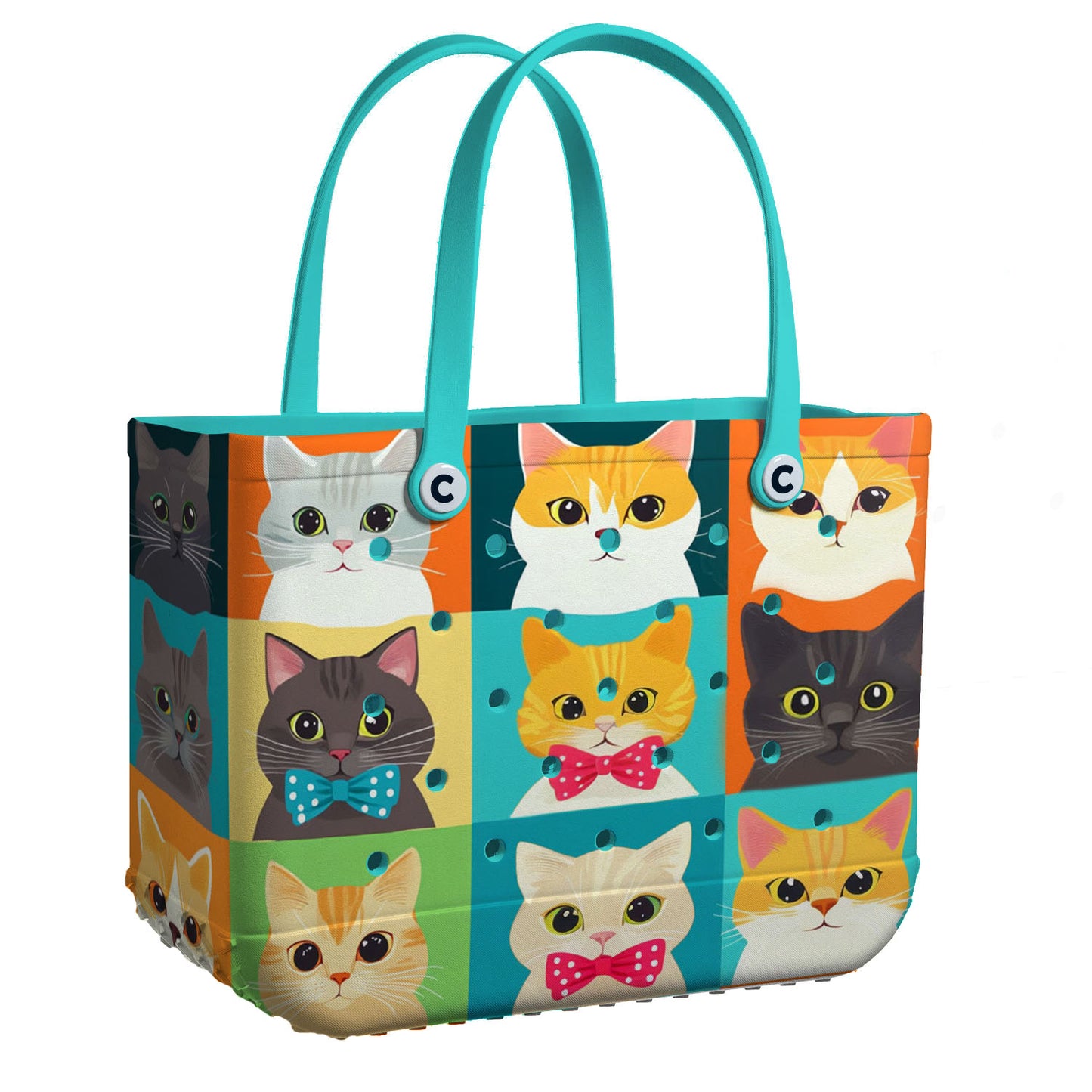 Spheregoods Cee™ Bag Whimsical Bowtie Cats