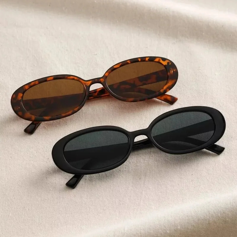 Vintage Oval Sunglasses – Luxury Designer-Inspired Shades