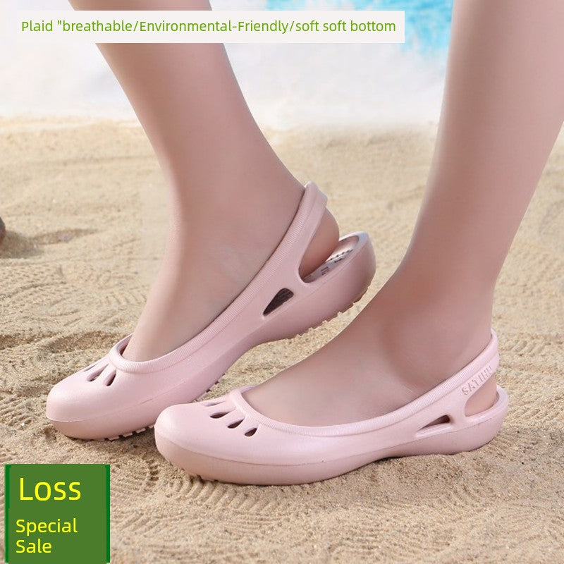 Lightweight Non Slip Nurse Garden Outdoor Jelly Cave Shoes