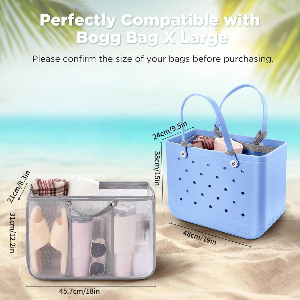 Beach Bag Organizer – Mesh Divider, Sandproof
