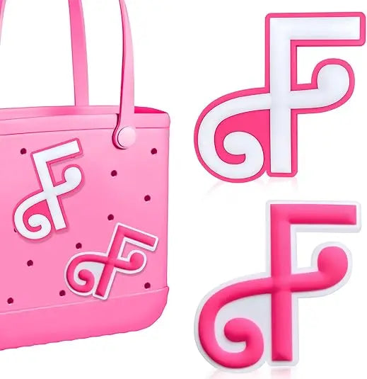 2PCS Alphabet Charms – 3D Letter Accessories for Personalizing Beach Bags