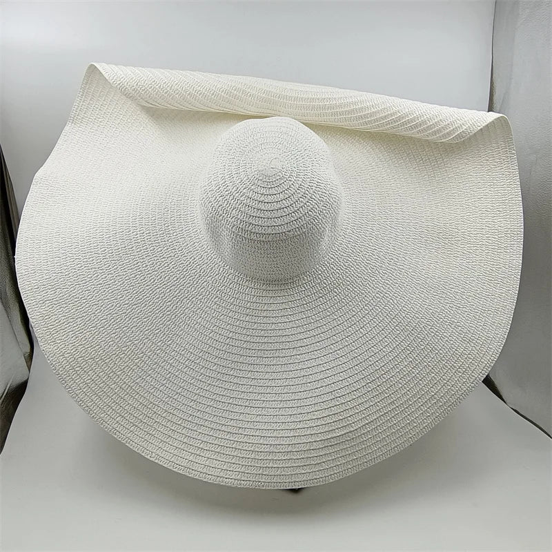 SphereGoods 25cm Elegant Raffia Sun Hat