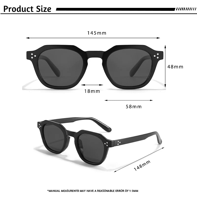 CATERSIDE Retro Polarized Sunglasses – Ultralight TR90 Frame