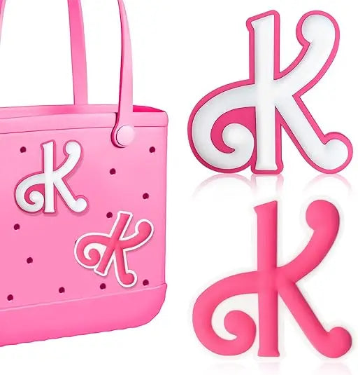 2PCS Alphabet Charms – 3D Letter Accessories for Personalizing Beach Bags