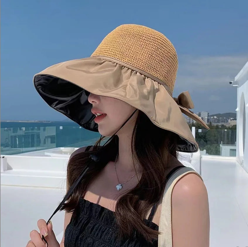 SphereGoods Floral Wide Brim Hat