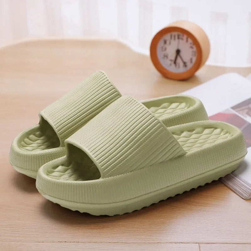 Women’s Thick Platform Cloud Slippers – Soft EVA Pillow Slides