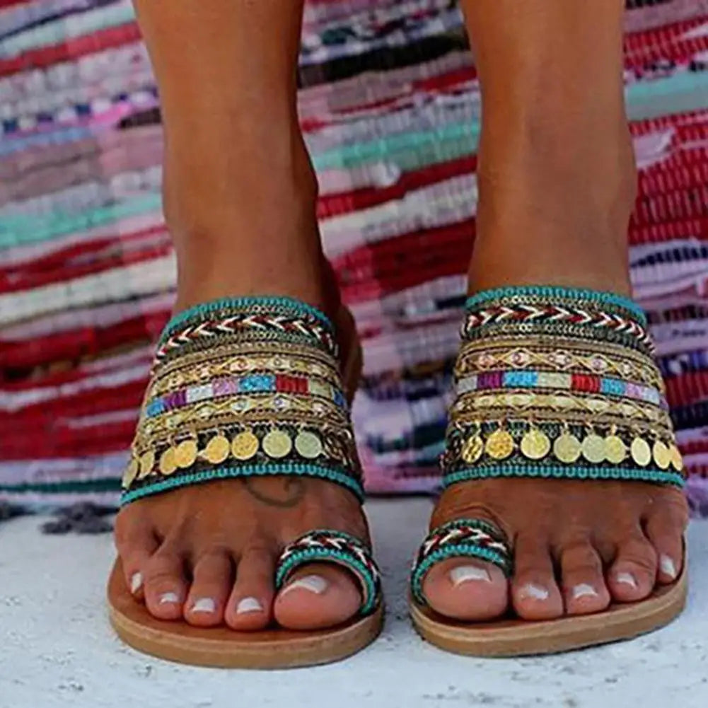 SphereGoods Tassel Flip-Flops