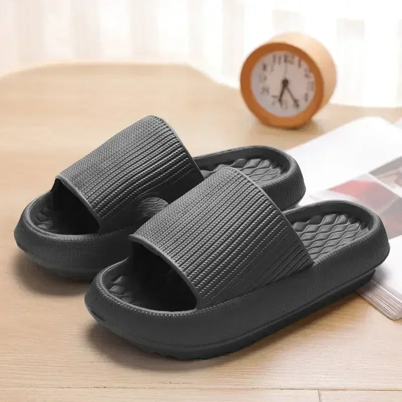Women’s Thick Platform Cloud Slippers – Soft EVA Pillow Slides