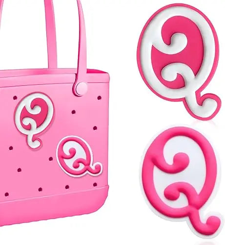 2PCS Alphabet Charms – 3D Letter Accessories for Personalizing Beach Bags