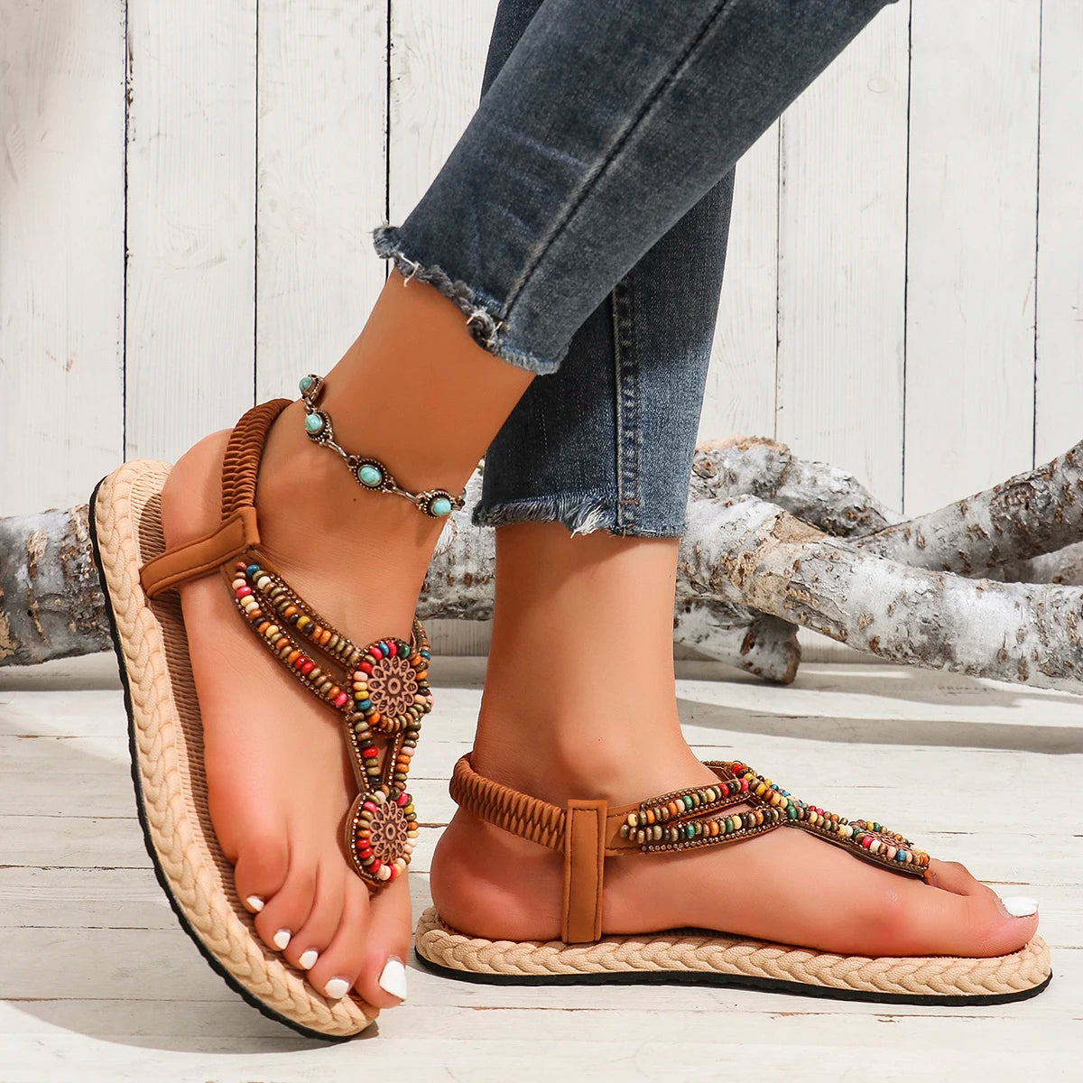 SphereGoods Retro Roman Sandals